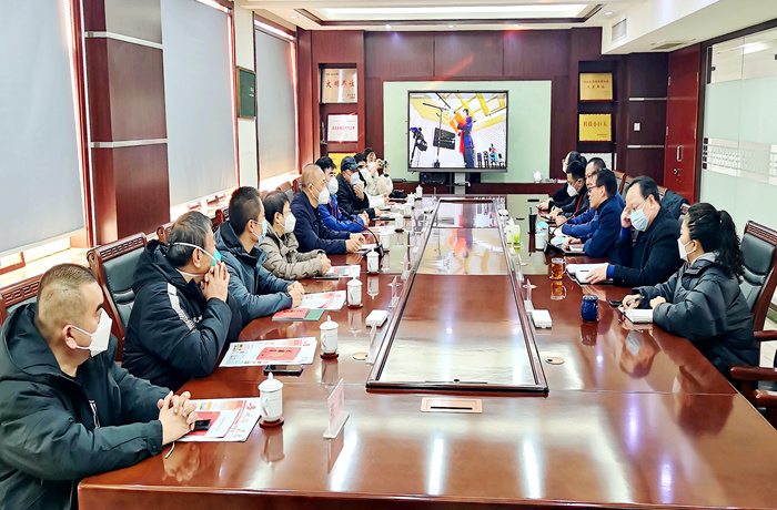 尋求資源共享 加強戰略合作——石家莊市人民會堂黨總支書記、主任儲昱一行到洛杉奇公司考察調研